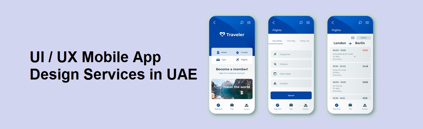 UI / UX Mobile App Design Company Dubai